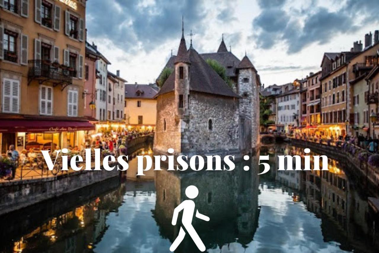 Le Duplex - Hyper Centre - Gare - Wifi - Netflix - Disney + Annecy Eksteriør bilde